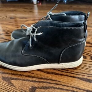 Perry Ellis Men's Demi Hi Casual Dress Sneaker Charcoal Gray Size 13